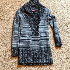 Black long sweater